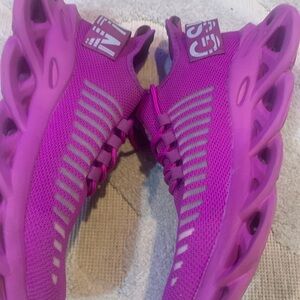 Vibrant Purple Athletic Shoes for Women